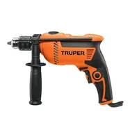 Taladro Percutor 1/2 Pulgada Reversible 600 W con Mango de Apoyo Truper