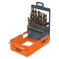 Juego de 29 Brocas Acero Rápido para Metal Madera y Plástico Truper