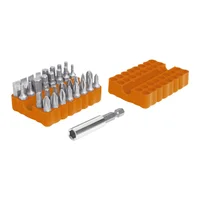 Juego de 33 Puntas de 1'' para Destornillador y Taladro