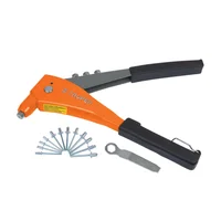 Remachadora Profesional de 10 Pulgadas con Remaches y 4 Boquillas Truper