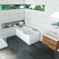Jacuzzi Malta Plus Blanca Básica Izquierda 160X80Cm Con Mantenedor De Temperatura