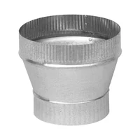 Aumentador para Tubería Calibre 26 de 10.16 X 12.70 cm Galvanizado