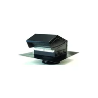 Ventilación Cuello de Cisne 10.16 cm Negro Galvanizado