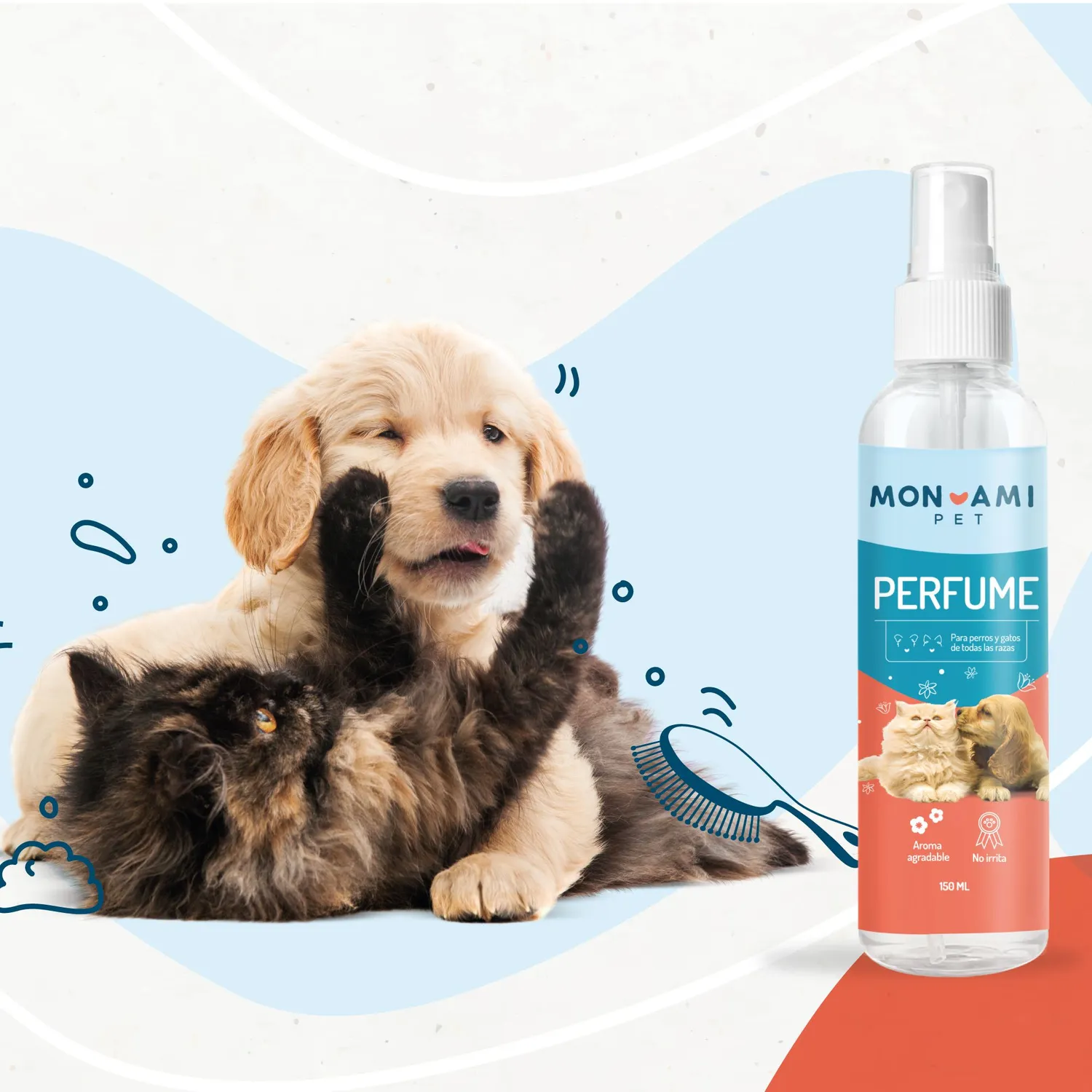 Perfume Para Mascota Mon Ami 150ml 3