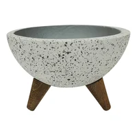 Matera Cemento Bowl 17x10.5cm Blanco