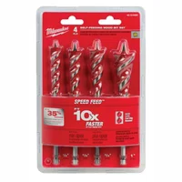 Set de Brocas para Madera Milwaukee Speed Feed con Corte Rápido y Preciso