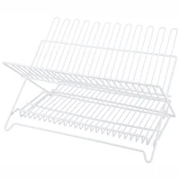 Escurridor Plegable Color Blanco para Platos