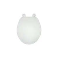 Asiento con Bisagra Regulable Plastico Blanco