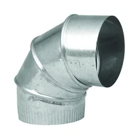Codo 90 Calibre 26 de 12.70 cm Galvanizado para Tubería