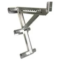 Soporte Para Escalera Qualcraft De Aluminio Tres Escalones Ajustable