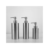 Dispensador de Jabón Líquido Acero Inoxidable 350 ml de 30x22 cm Set X 5 Unidades