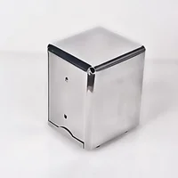 Dispensador De Servilletas Sistema Pull Aluminio De 12X12X14 Cm
