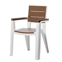 Silla con Brazos Maira Plástica Blanco