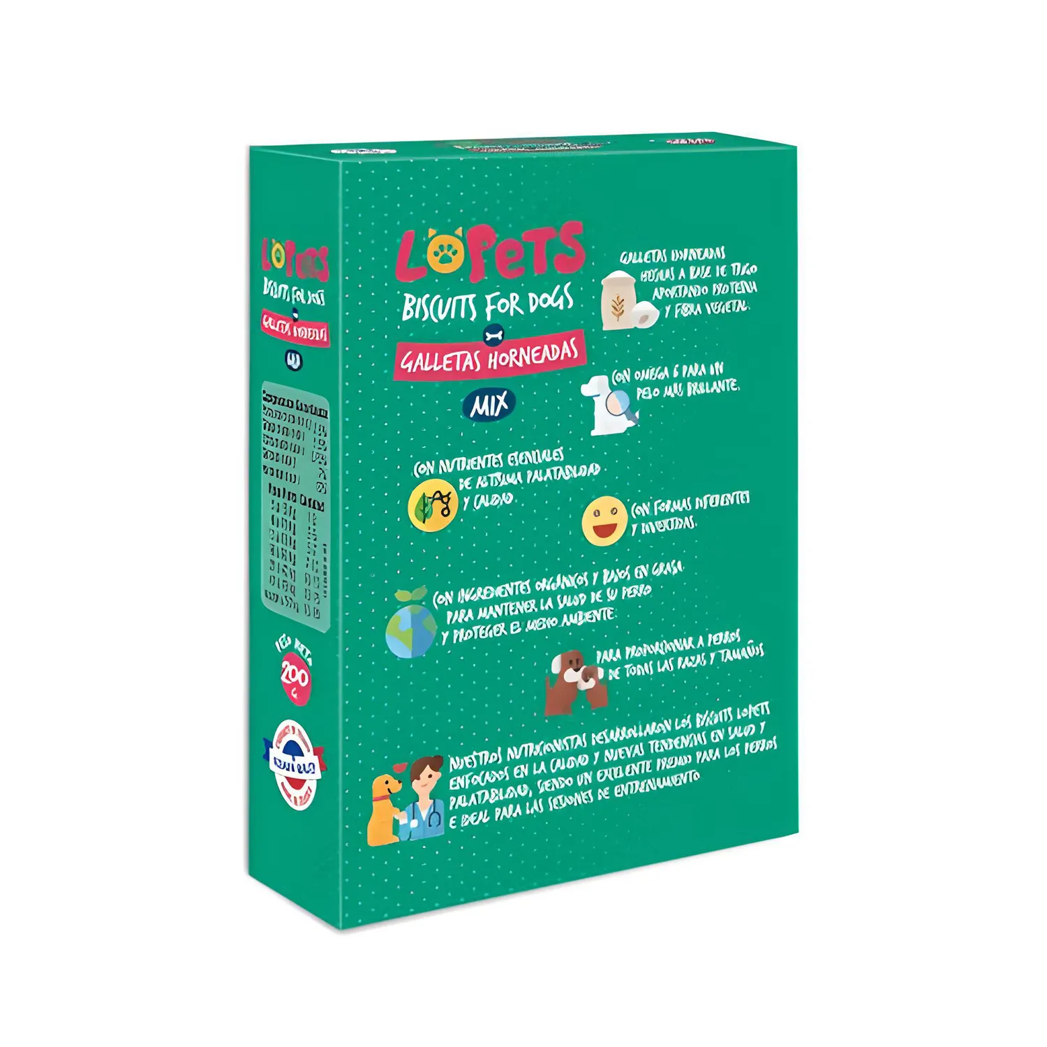 Snack Para Perro Biscuits Mix 200g