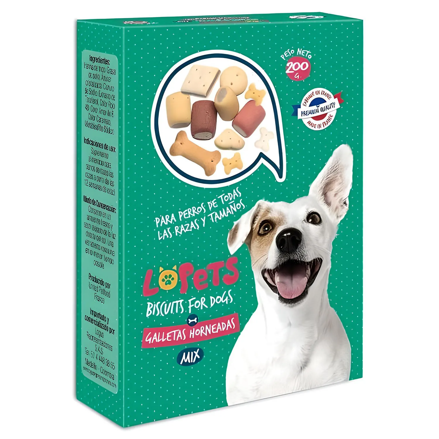 Snack Para Perro Biscuits Mix 200g 3
