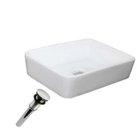 Kit Lavamanos Sobreponer Elegant Rectngular+Desague Push Lujo