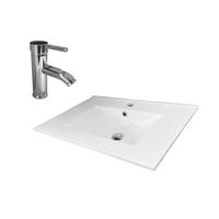 Lavamanos Incrustar Farzi 70X46Cm+Grifería