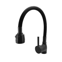 Grifería Lavaplatos Mezclador Con Cuello Manguera Flexible Consumo 7.3 l/min