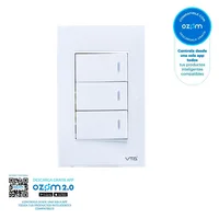 Interruptor Inteligente Triple  Switch Iot Vta