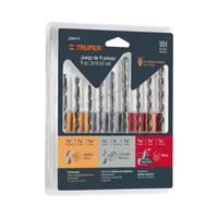 Set 9 Brocas Acero Rápido Concreto Madera P3 X 6 U