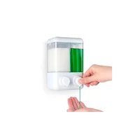 Dosificador 2 en 1 de 800ml Gel o Jabón Color blanco Set X 12 Unidades