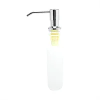 Dispensador De Jabon 300Ml Válvula Acero Cromo Brillante