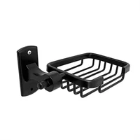 Accesorio Baño Jabonera Rejilla Negro Noord