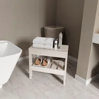 Mueble Auxiliar Baño Stand 53x60x35 Cm Niebla