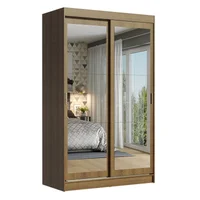 Closet Tokio 218X109X54 2 Puertas Con Espejo Marron
