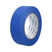 Cinta de Enmascarar para Pintar Color Azul de 50 Mt X 36 mm Set X 3 Unidades
