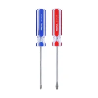 Juego de 2 Destornillares de 3/16", Mango de Pvc x 6 Unidades