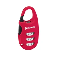 Candado de 25 mm para Maleta y Locker No Requiere Llave Set X 6 Unidades