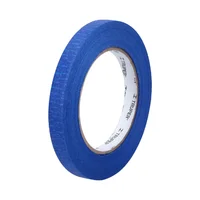 Cinta de Enmascarar para Pintar Color Azul de 50 Mt X 12 mm Set X 6 Unidades