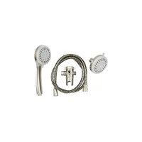 Kit Ducha Teléfono 3 Vías 5 Configuraciones Niquel