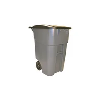 Contenedor de Basura Rubbermaid FG9W2728GRAY de 189 Litros con Tapa Abatible
