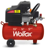 Compresor de Aire Lubricado Horizontal 2Hp 24L