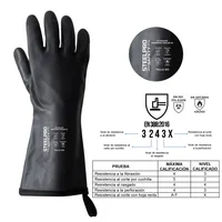 Guante Altas Temperaturas Neopreno 350 Grados Talla 8 Steelpro