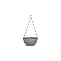 Matera Galvanizada Cónica Colgante 30.48cm Gris