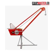 Pluma Grúa 300 kg con Motor Weg Eléctrico Trifásico + Incluye Balde