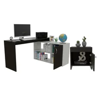Combo Oficina Catil Escritorio + Mesa de Noche