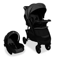 Coche para Bebé con Portabebe Travel System Sienna Negro Bebesit