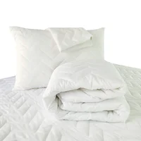 Protector Colchón Cama Semidoble + 2 Fundas Acolchadas