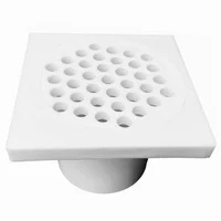 Rejilla anticucaracha 3x3 pulg plast tub 2 pulg