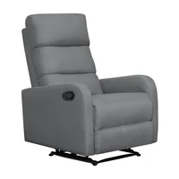 Reclinable Estática Pekin Tela 95X80X110 Gris Plomo