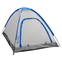 Carpa Camping Tienda Playa 4P Gris Azul