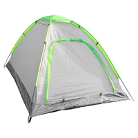 Carpa Camping Tienda Playa 4P Gris Verde
