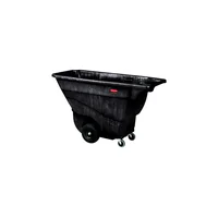 Contenedor Con Ruedas Plástica 358L Negro