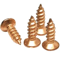Tornillo Madera Plan Bronce 2X1/4 4U