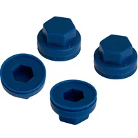 Tapon Hex.P/Tor 5/16 Azul 4 Undidades