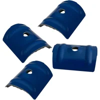 Arandela Curva 6.5Mm Azul 4 Undidades Fixser